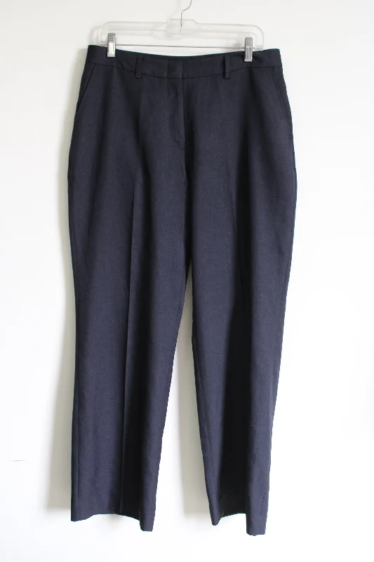Doc & Amelia Dark Blue Trouser | 12 Trousers Striped Patterned