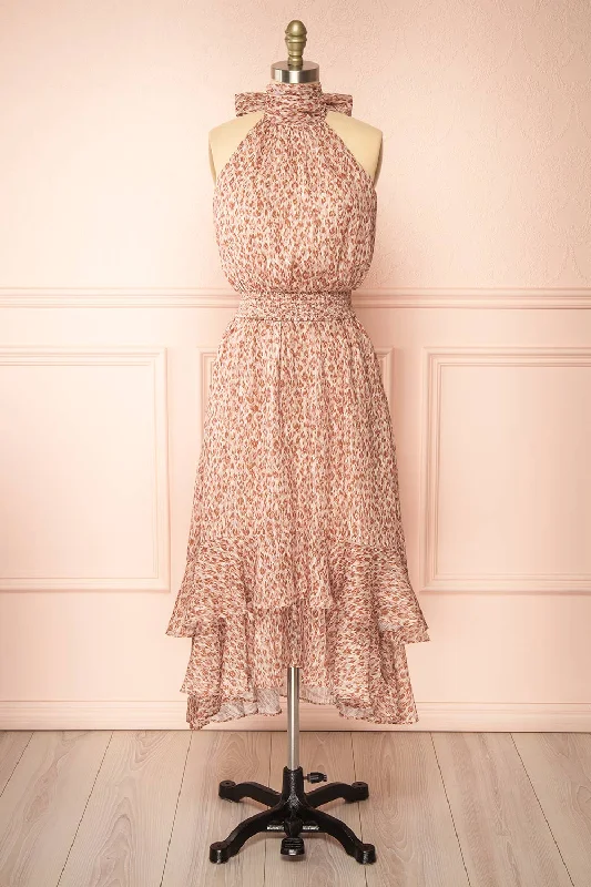 Walamine | Long Cheetah Printed Dress