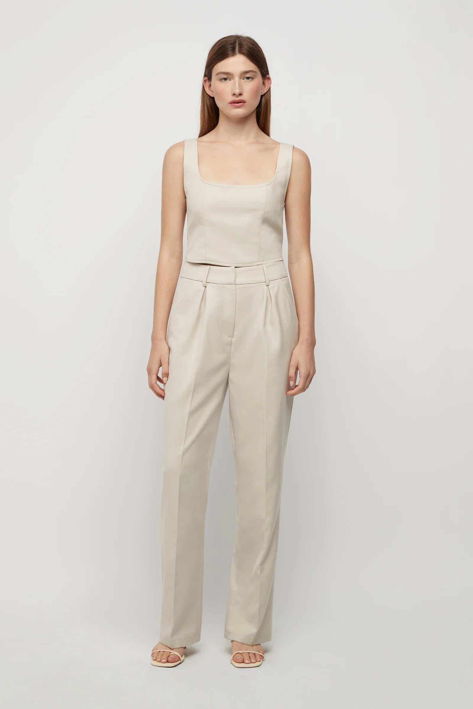 Filippa Trousers in Winter White Trousers Seasonal Trendy