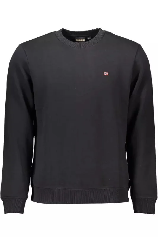 Black Cotton Men Sweater Stylish Fashionable Trendy