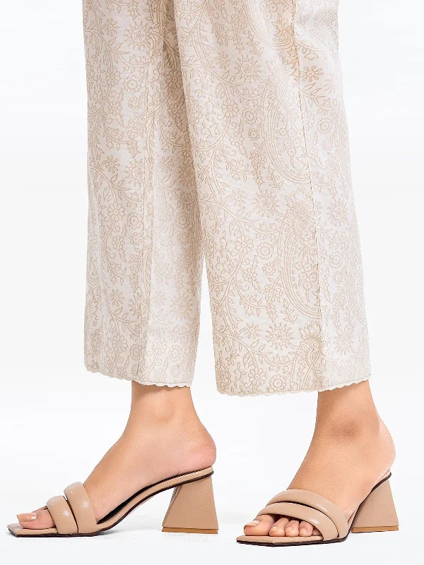 Women's Cream Trouser - EWBP23-76555 Trousers Leisure Comfortable
