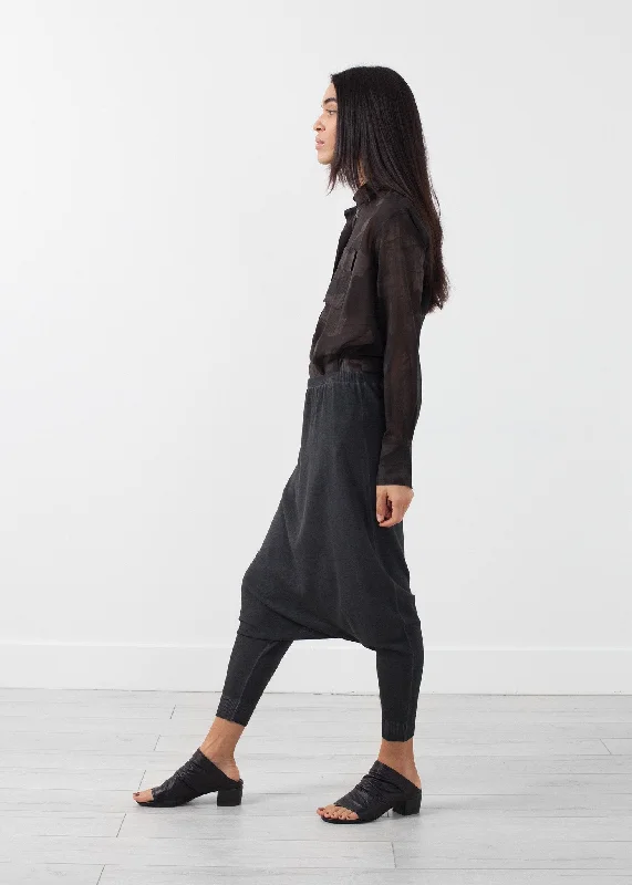 Knitted Trouser Trousers Summer Linen