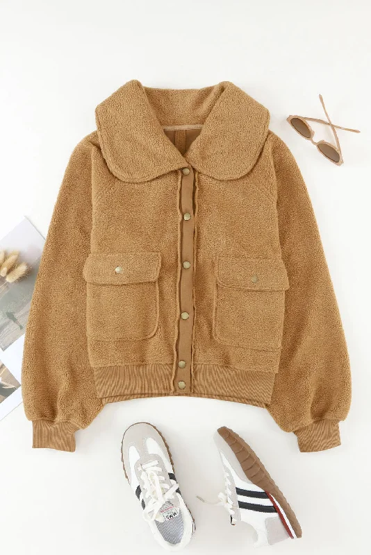Warm Fleece Jacket Striped Jacket Polka Dot Jacket Floral Jacket