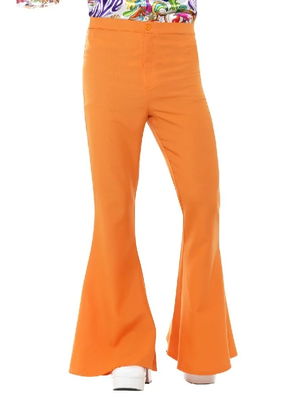 60s Orange Flared Trousers for Men Trousers Timeless Classic