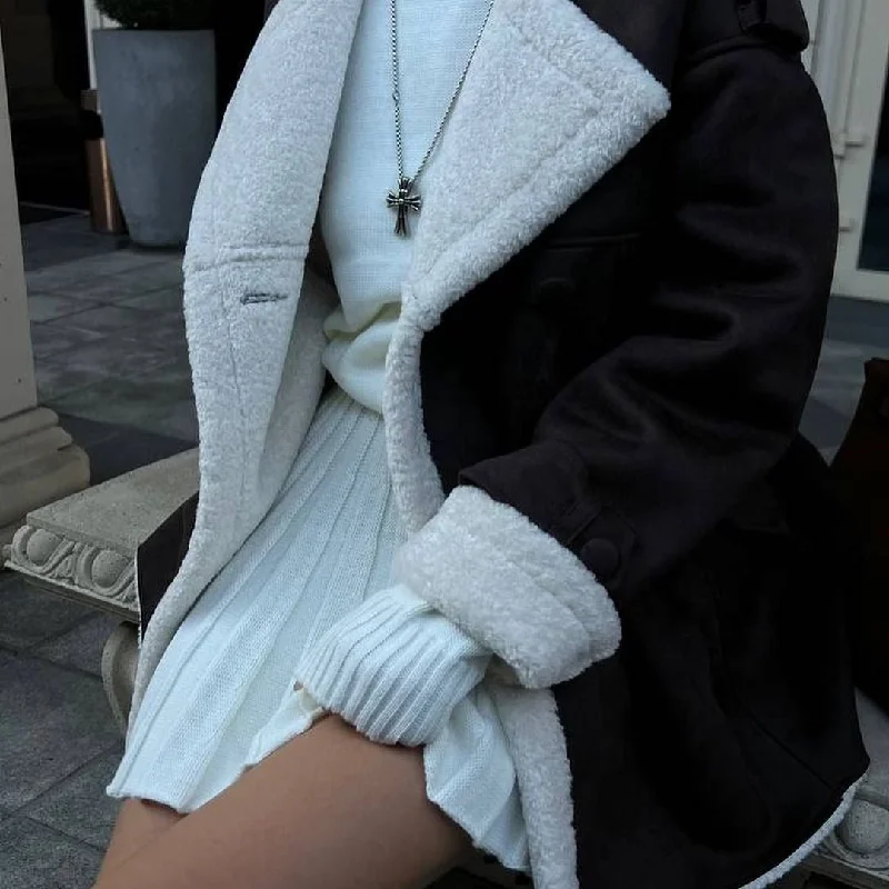 Black And White Suede