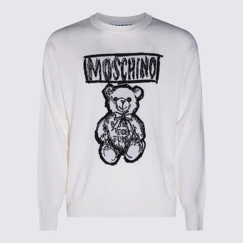 Moschino Sweaters White Stylish Fashionable Trendy