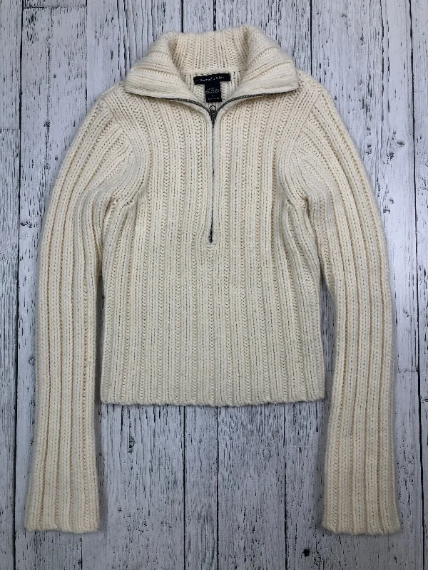 Abercrombie&Fitch white knitted sweater - Hers L Mesh Fabric Canvas Fabric Denim Fabric Abercrombie&Fitch white knitted sweater - Hers L Mesh Fabric Canvas Fabric Denim Fabric