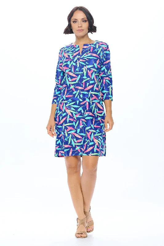 Aryeh "Julie" Dress in Navy FINAL SALE
