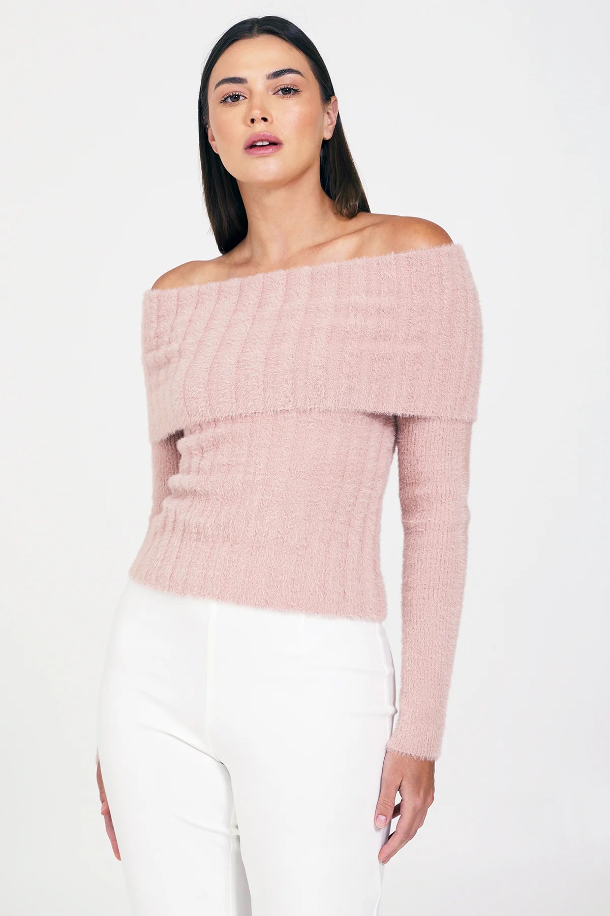 Tores Sweater Top Blush - Bailey44 Seamless Knitted Crochet