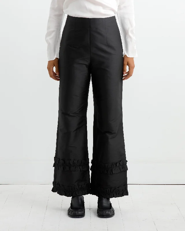 Leonard Trouser in Black Trousers chic elegant