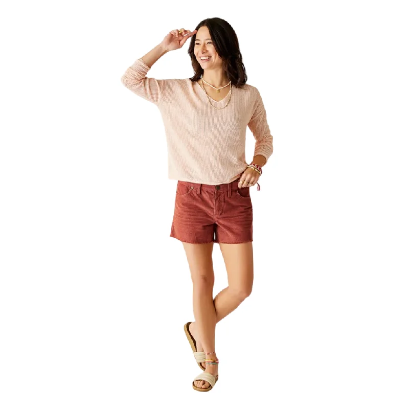 Carve Women's Zella Mesh Pullover Puff Sleeve Stylish