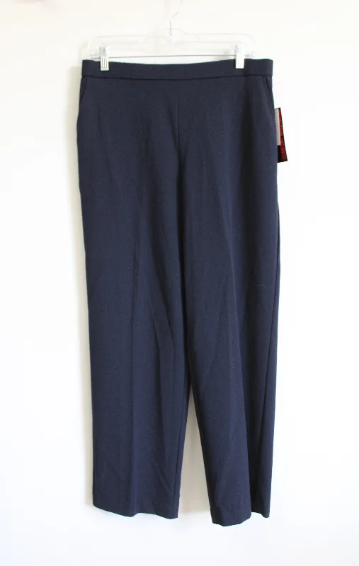 NEW Briggs Dark Navy Blue Comfort Waistband Trouser | 12 Short Trousers cozy soft