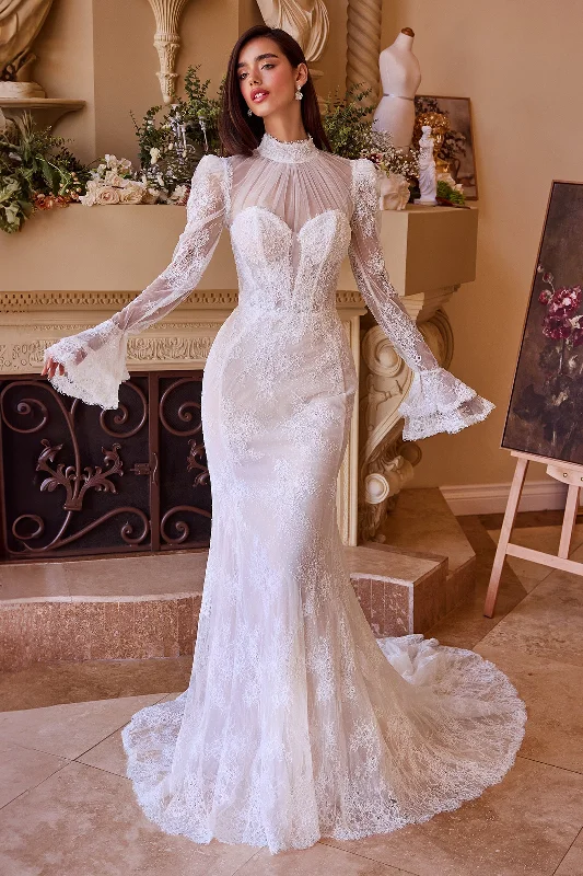 Fitted Strapless Jacket Bridal Gown by Ladivine WL042 Denim Jacket Leather Jacket Suede Jacket