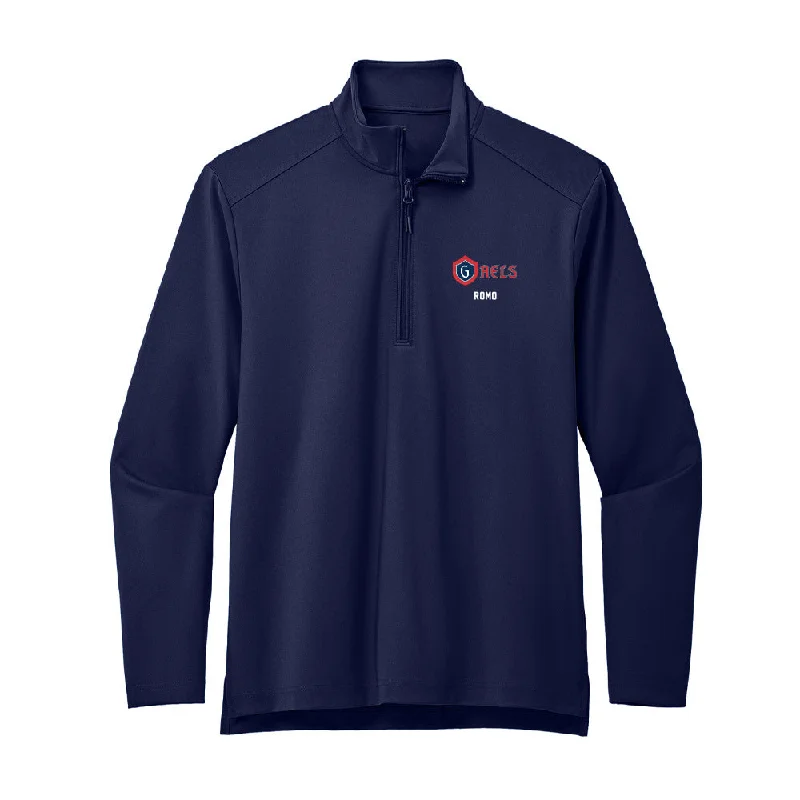 SMC - NCAA Women's Soccer : Micaela Romo - Premium Quarter Zip Jacket Toggled Jacket Drawstring Jacket Belted Jacket