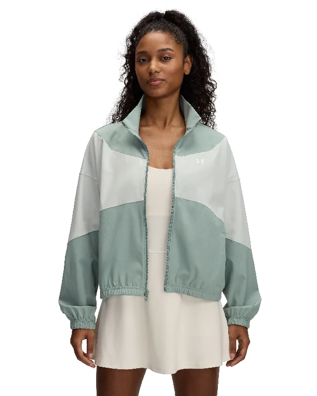 Veste pour femmes Under Armour - UA RIVAL WOVEN JACKET Herringbone Jacket Checkered Jacket Solid Jacket
