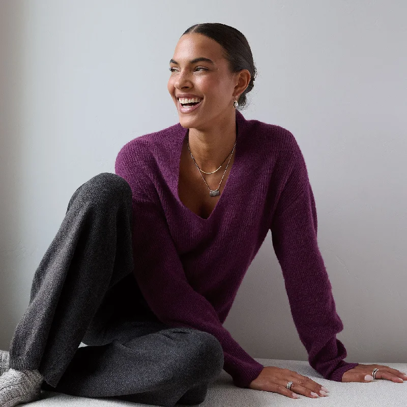Daniela Cashmere Sweater Handmade Hand-knitted Hand-woven