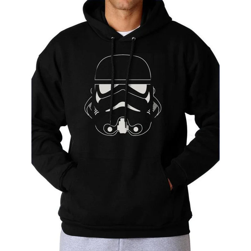 Star Wars Trooper Head Pullover Hoodie Adult Over Sleeve Pullover