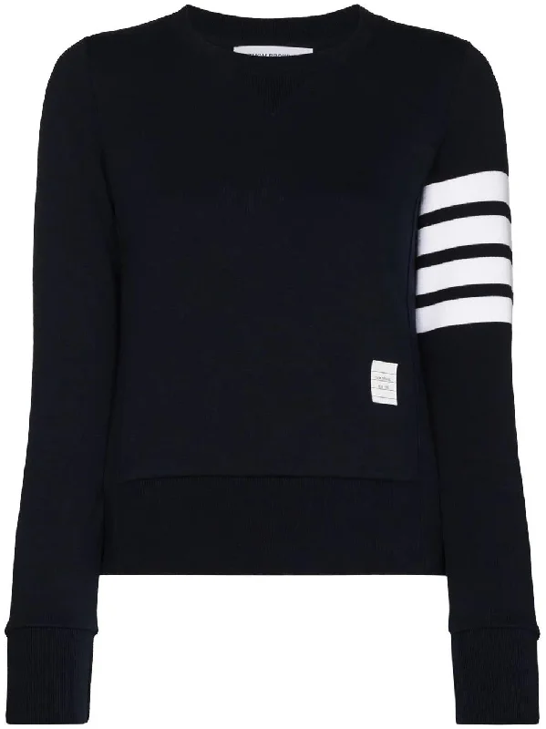 PULLOVER SWEATSHIRT W/ ENGINEERED 4 BAR IN CLASSIC LOOPBACK Button Front Sweater