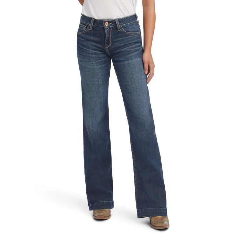 Ariat Ladies Maggie Pasadena Plus Trouser Perfect Rise Long Jeans Trousers Top Rated