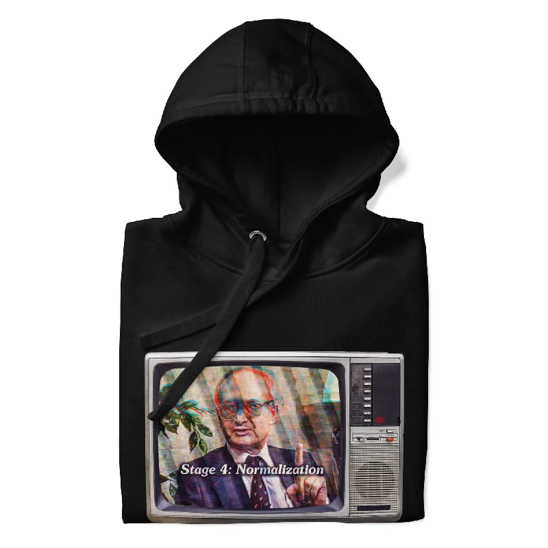 Yuri Bezmenov The Fourth Stages of Ideological Subversion Pullover Hoodie Slim Sleeve Pullover