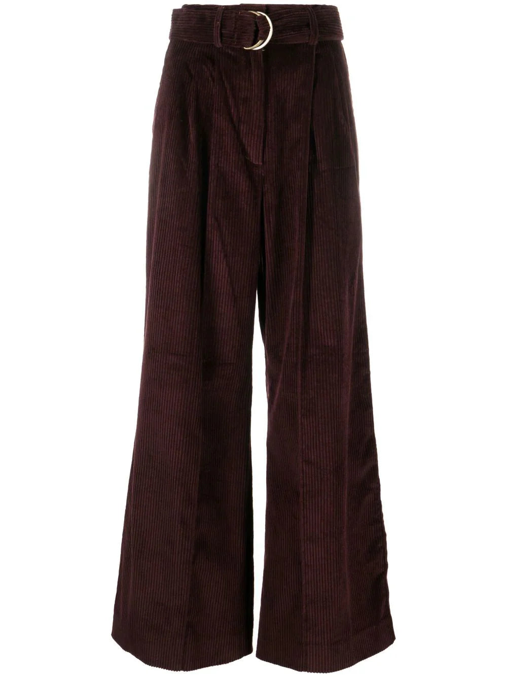 ULLA JOHNSON NICO CORDUROY WIDE-LEG TROUSERS AUB Trousers Flared Retro
