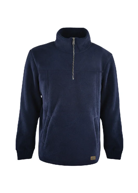 Dux Bak - Pacific Bonded Fleece 1/4 zip Pullover Asymmetrical Neck Pullover