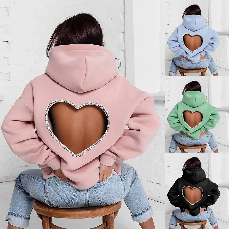 Pullover Hooded Loose Women's Sweater Fleece Warm Pullover