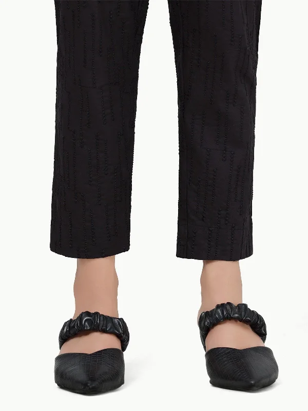 Women's Black Trouser - EWBE22-76502 Trousers Party Sparkling