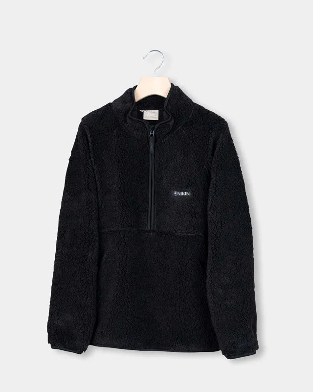 TreeFleece Pullover Teddy Women Dark Anthracite Turtleneck Warm Pullover