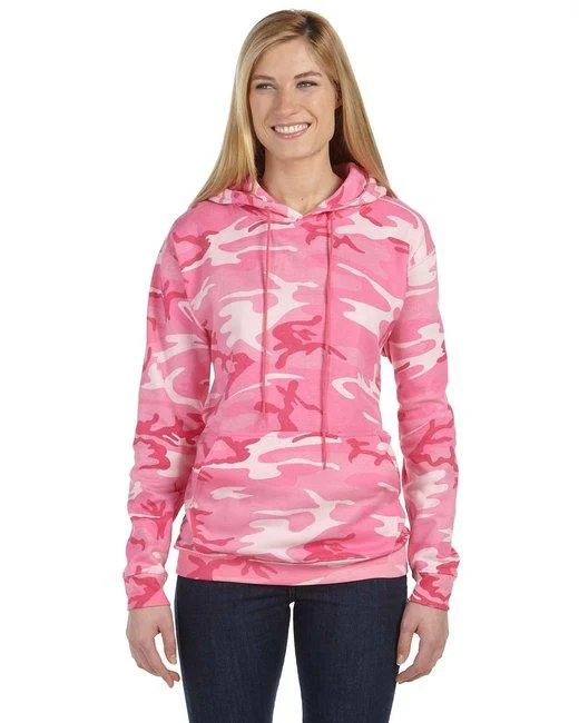 Code Five Unisex Camo Pullover Hoodie 3969 Thick Cable Knit
