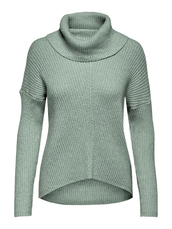 Only Katia - Rullekrave pullover Open Neck Pullover