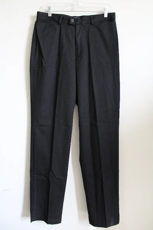 Dockers Stretch Black Khaki Trouser Pant | 14 Long Trousers Travel Practical