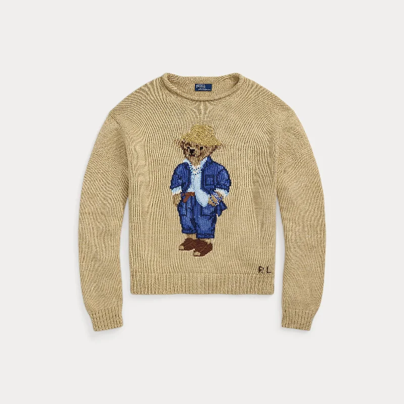POLO BEAR ROLLNECK SWEATER Fitted Loose Oversized