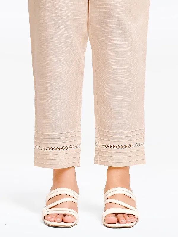 Women's Cream Trouser - EWBEB23-76560 Trousers Travel Practical