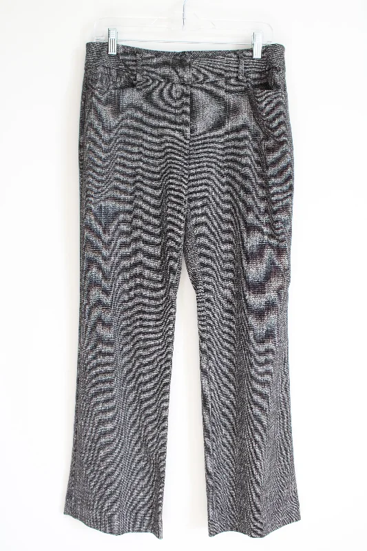 New York & Co. Stretch Black White Trouser Pants | 4 Trousers Sale Discount