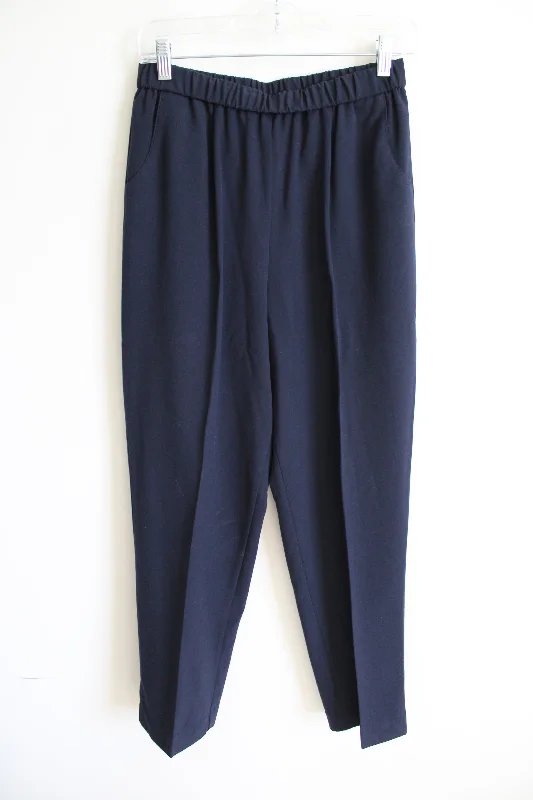 Briggs Dark Navy Blue Trouser | 10 Petite Trousers Fall Fleece
