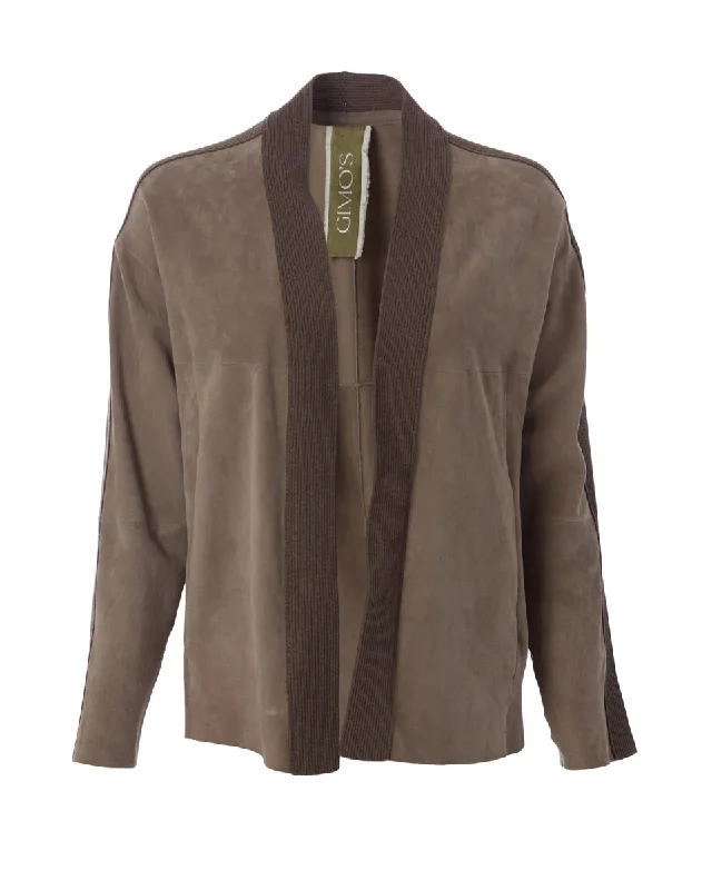 Suede Shirt Jacket Appliqued Jacket Beaded Jacket Sequined Jacket