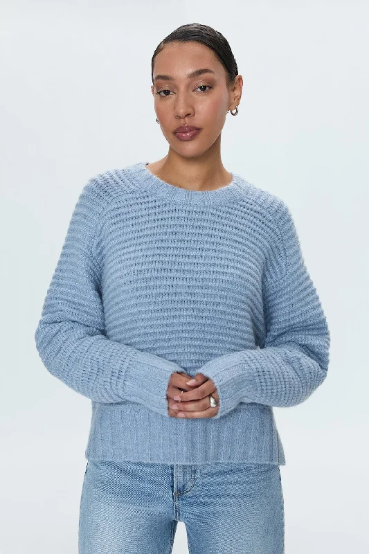 ADINA SWEATER Satin Fabric Silk Fabric Chiffon Fabric