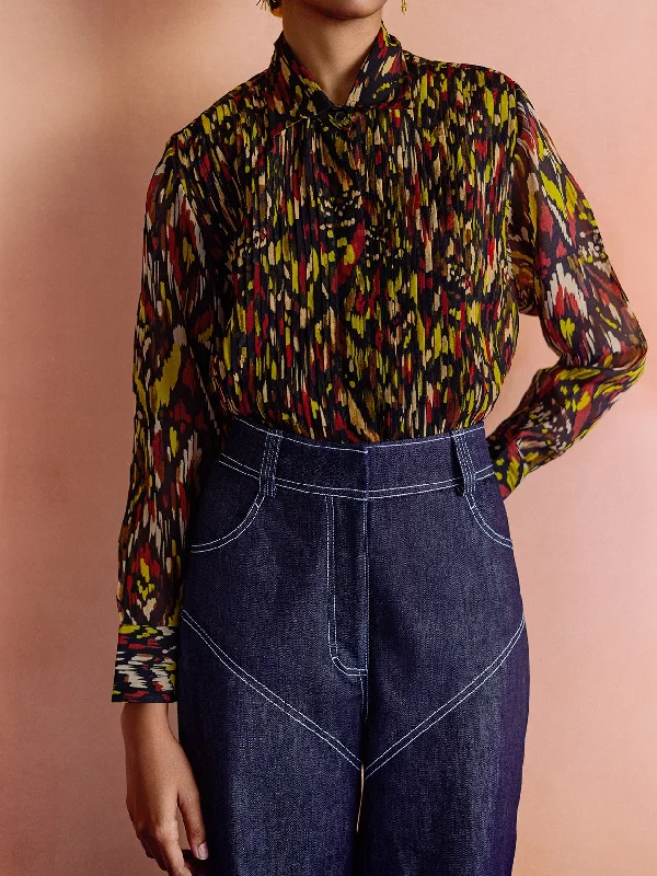 Bande Denim Trousers Trousers stylish modern