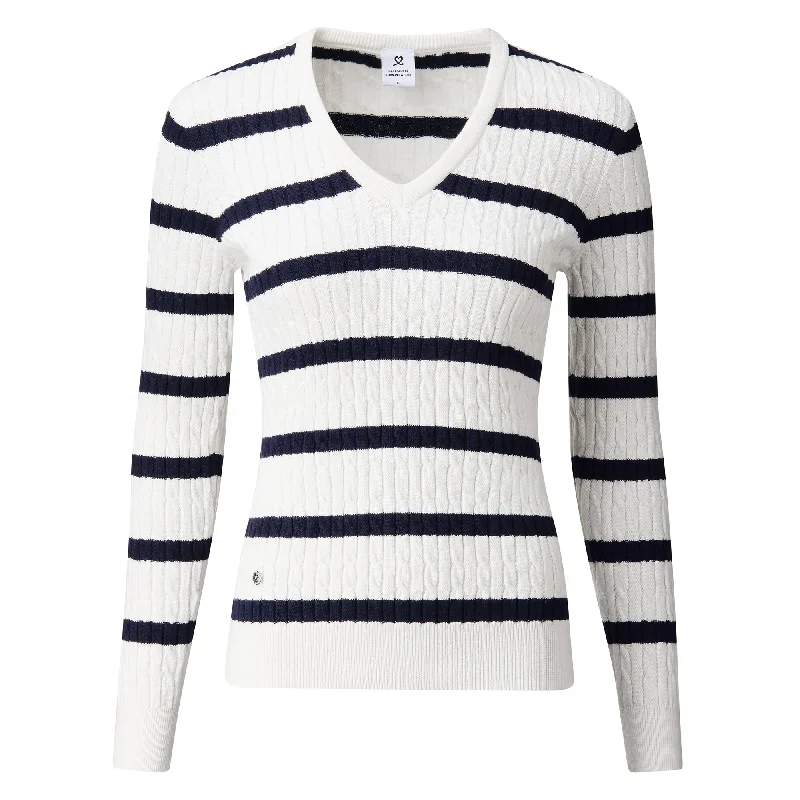 Daily Sports Dole White Womens Golf Pullover Slouchy Comfort Pullover