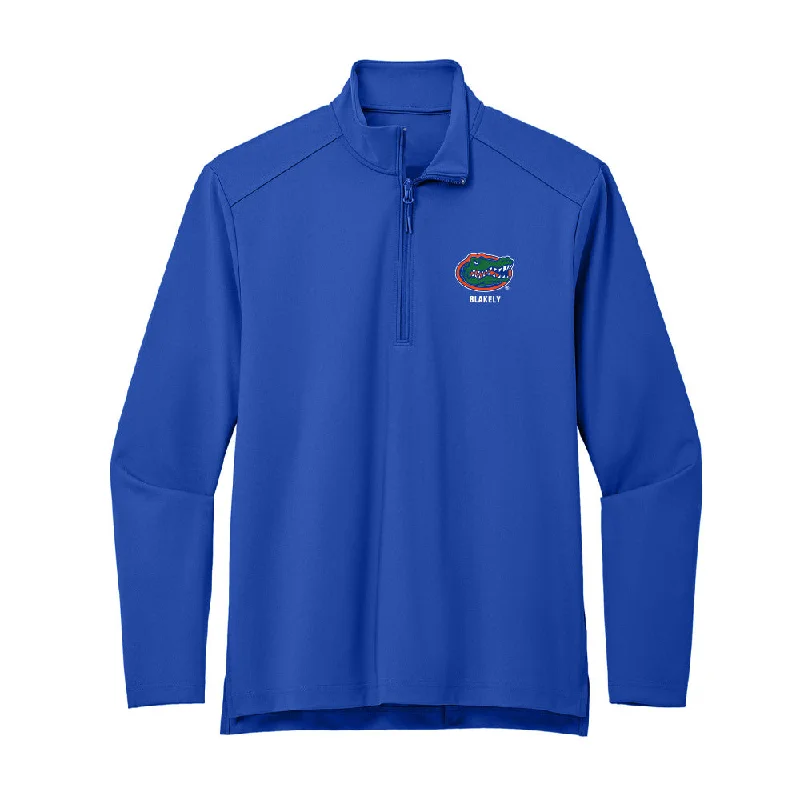Florida - NCAA Women's Gymnastics : Skye Blakely - Premium Quarter Zip Jacket Faux Fur Jacket Real Fur Jacket Shearling Jacket