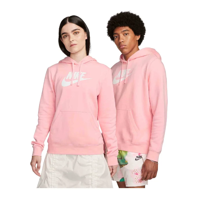 Nike Sportswear Club Fleece Women's Logo Pullover Hoodie Boxy Neck Sweater
