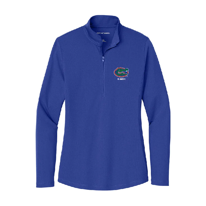 Florida - NCAA Women's Gymnastics : Skye Blakely - Women's Lightweight Quarter Zip Jacket One-Shoulder Jacket Off-the-Shoulder Jacket Asymmetrical Jacket