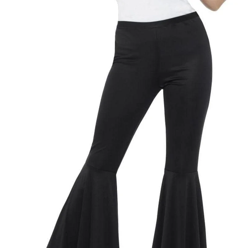 Flared Trousers Ladies Adult Black Trousers Top Rated