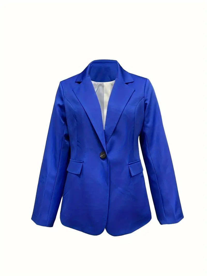 Casual Blazer Jacket Tailored Jacket Straight Jacket A-Line Jacket