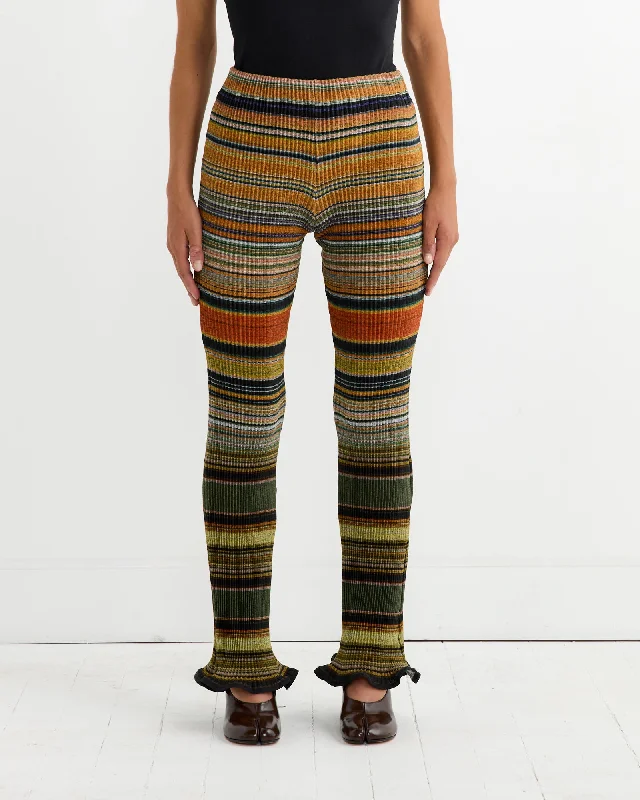 Milo Pleated Knit Trouser in Enno Trousers stylish modern
