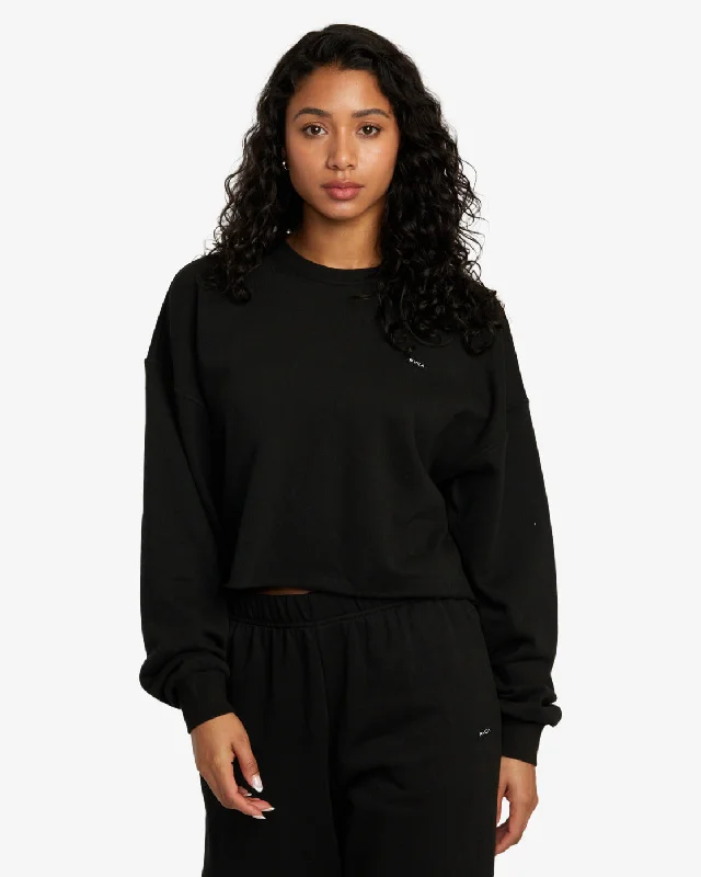 Sunday Pullover - RVCA Black Boyleg Sleeve Pullover