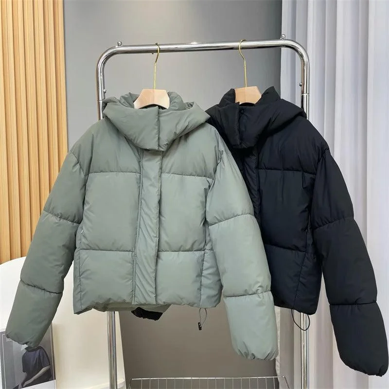 Thickened Winter Casual Loose Cotton Padded Jacket – Women's Warm Outerwear Jacket Blazer Coat