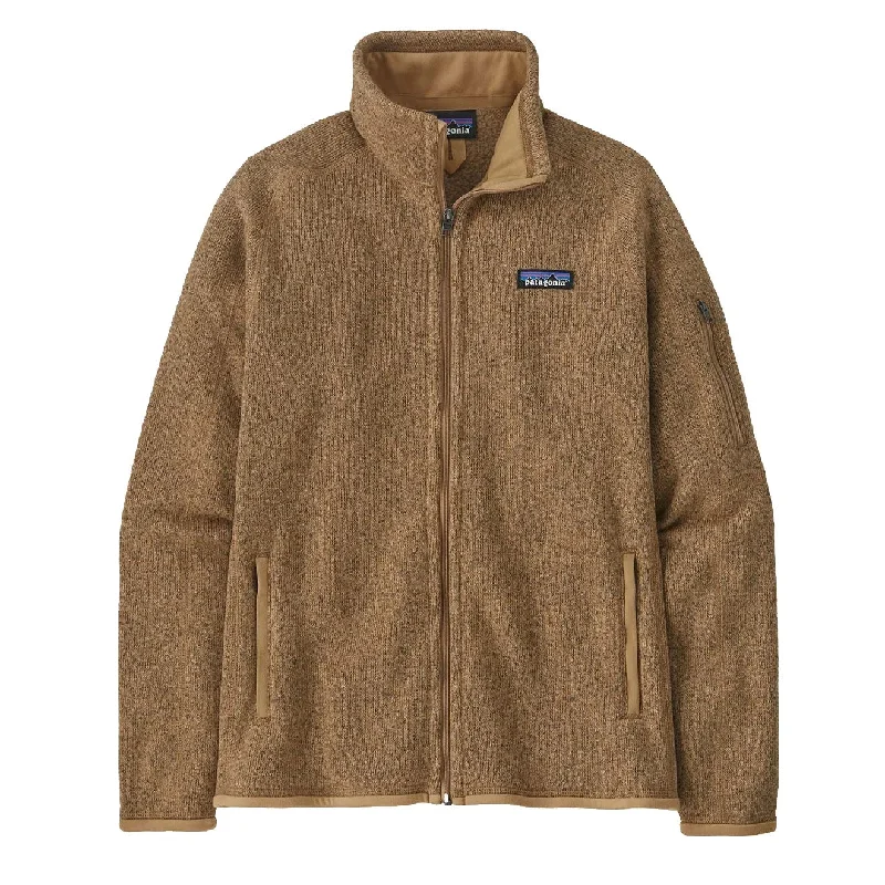 Patagonia Womens Better Sweater Fleece Jacket Grayling Brown Transparent Opaque Sheer