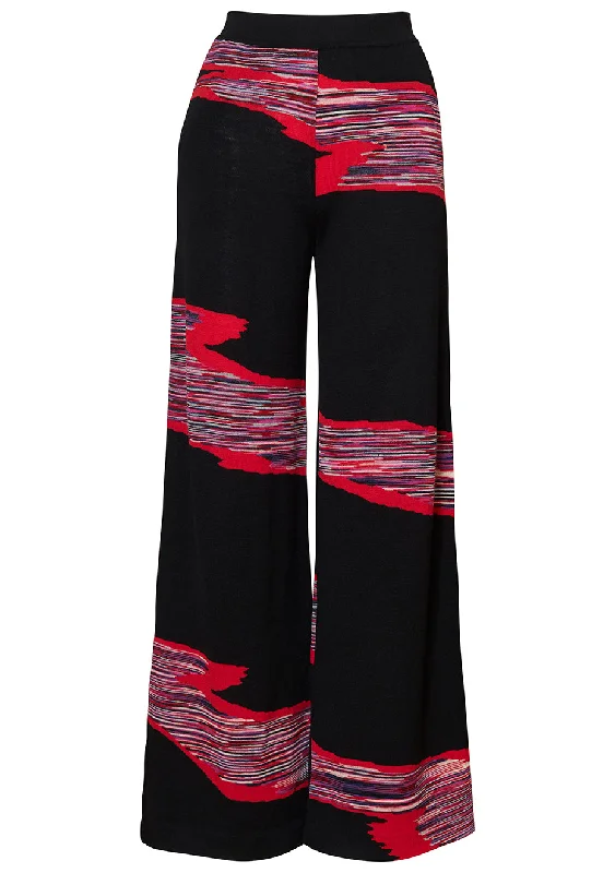 Wool Palazzo Trousers Trousers Fleece Cozy